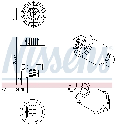 Датчик кондиционера Nissens 301018