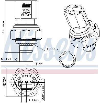 Датчик кондиционера Nissens 301034