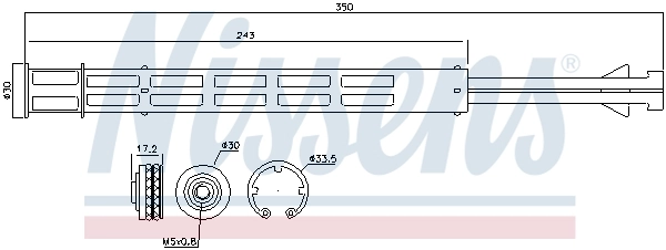 Ресивер кондиционера Nissens 95358