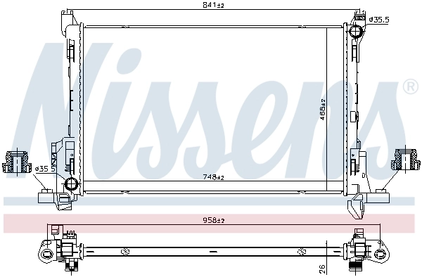 Радиатор 630793 Nissens