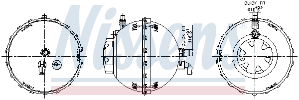  Расширительный бачок Nissens 996272