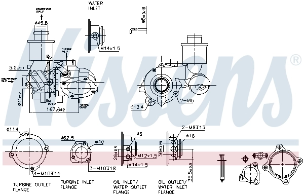 Турбонагнетатель Mahle Original 030TM18187000 цена, от 235.89 USD