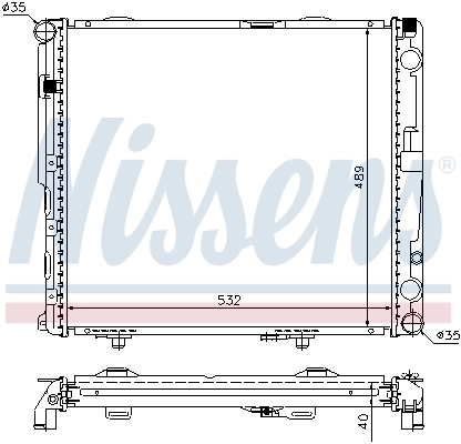 Радиатор 62697A Nissens