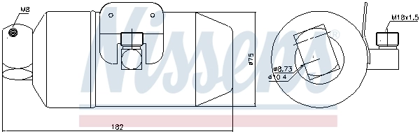Ресивер кондиционера Nissens 95027
