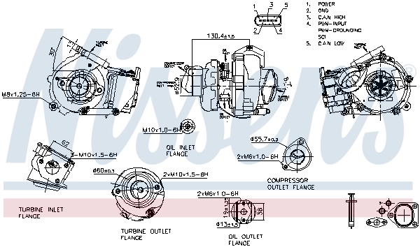 Turbina para BMW X3  E83