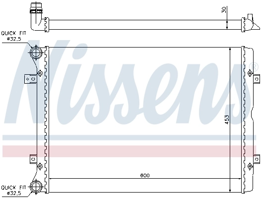 Радиатор 65014 Nissens