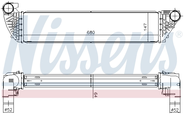 Интеркулер 96418 Nissens