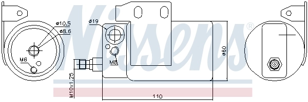 Ресивер кондиционера Nissens 95185
