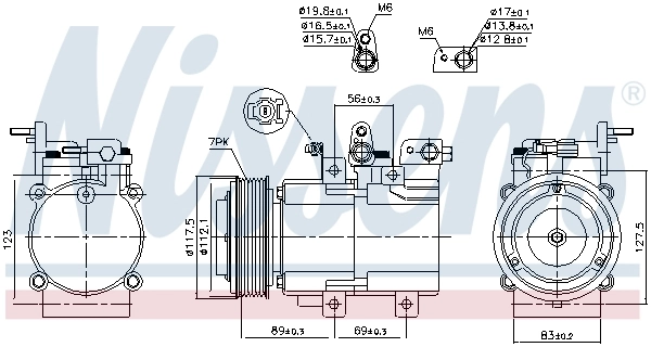 Насос кондиционера Nissens 890395