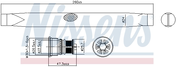Ресивер кондиционера Nissens NIS95762