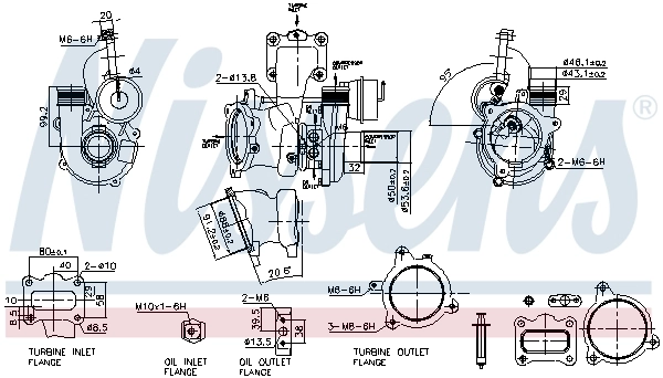 Турбонагнетатель Ford Escape II внедорожник (DM2) (2012 - 2019) цена, от 130.39 USD