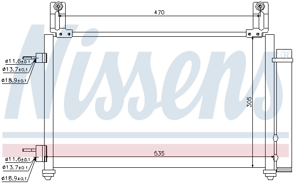 940009 Nissens Конденсатор