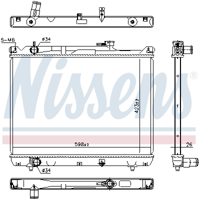 Радиатор 64206 Nissens
