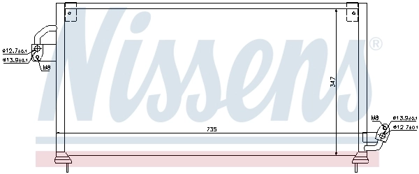 Конденсатор кондиционера Nissens 94841 цена, от 82.31 USD