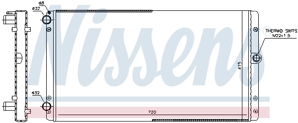 Радиатор 65301 Nissens