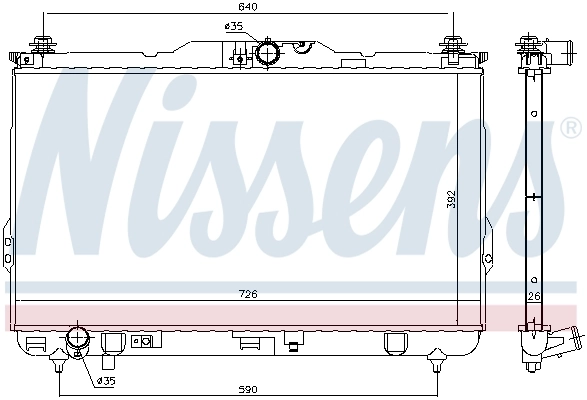 Радиатор HC2531026410 HCC