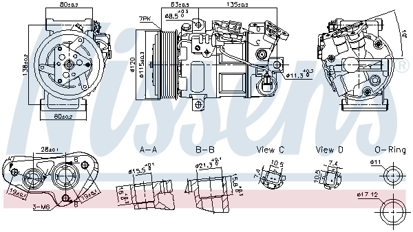 Насос кондиционера Delphi CS20594