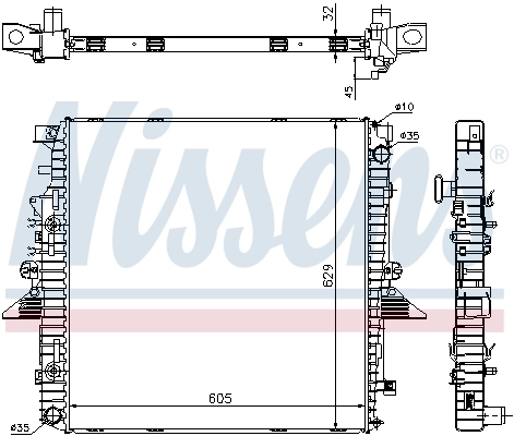Радиатор 64320A Nissens