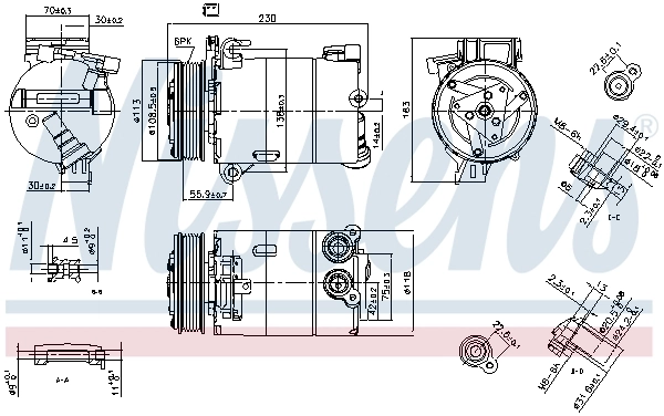 Насос кондиционера Nissens 890213