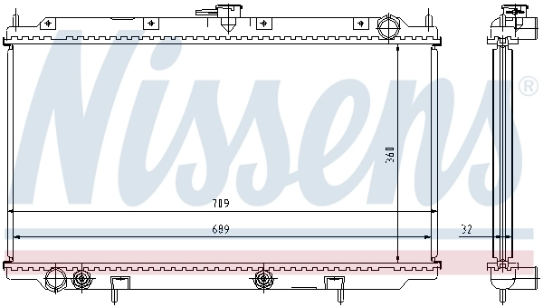 Радиатор 62924A Nissens
