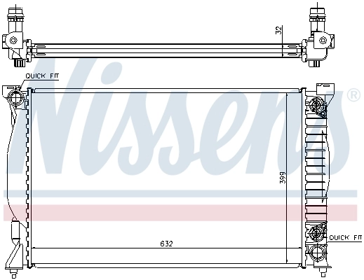 Радиатор 60300A Nissens