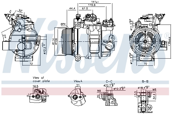 Насос кондиционера Polcar 32M2KS2S