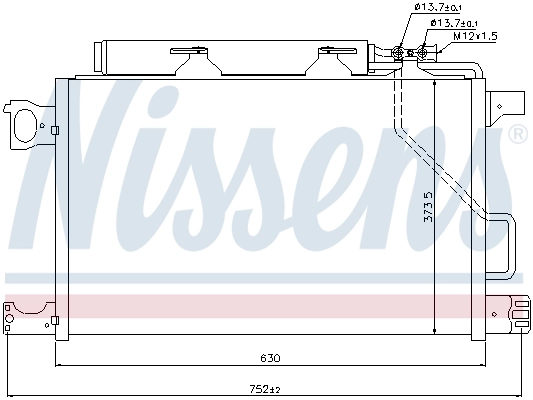 94794 Nissens Конденсатор