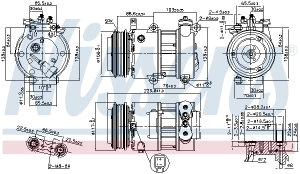 Насос кондиционера Nissens 890664