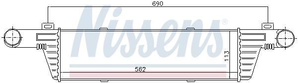 Интеркулер 96860 Nissens