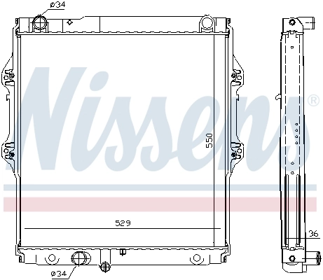 Радиатор 64698 Nissens