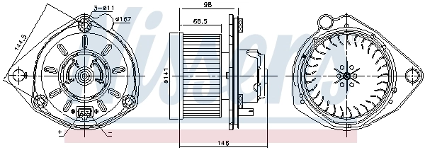 Мотор вентилятора печки (отопителя салона) Volvo 940 седан (944) (1990 - 1994) цена, от 53.47 USD