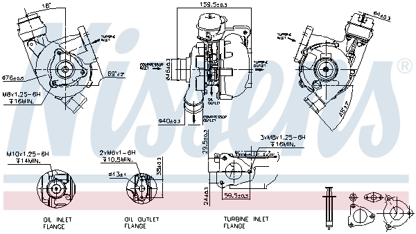  Turbina KIA Ceed SPORT WAGON carrinha (ED) (2006 - 2012) SPORT WAGON