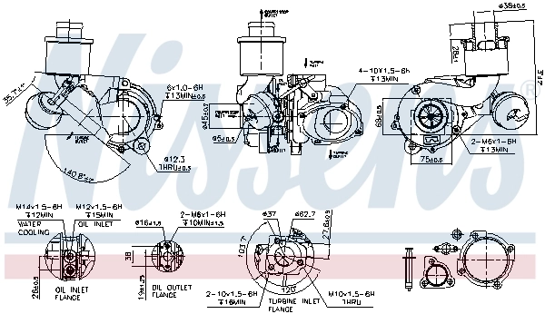 Турбонагнетатель Magneti Marelli TBM0007 цена, от 261.54 USD
