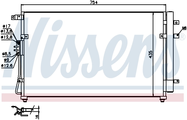 940269 Nissens Конденсатор