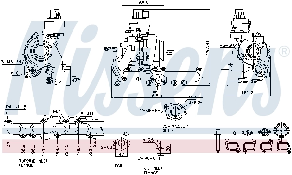 Turbina Skoda Rapid  NH3, NK3, NK6