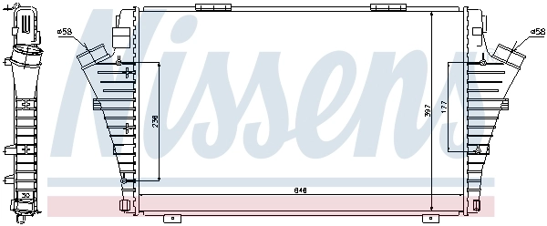 Интеркулер 96646 Nissens