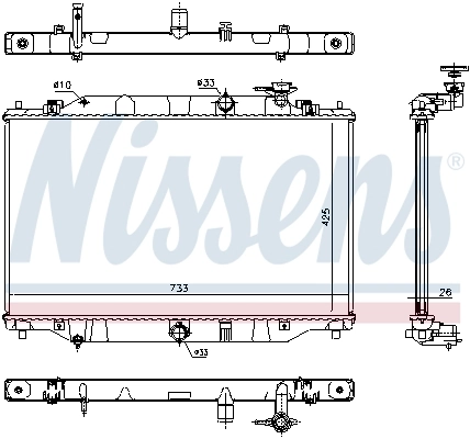 45X1081 Polcar Радиатор основной
