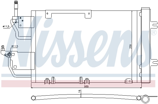 940052 Nissens Конденсатор