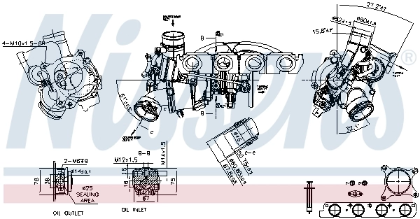 Купить 53039700161 Borg-Warner Турбоком