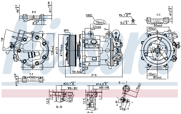 Насос кондиционера Nissens 89362