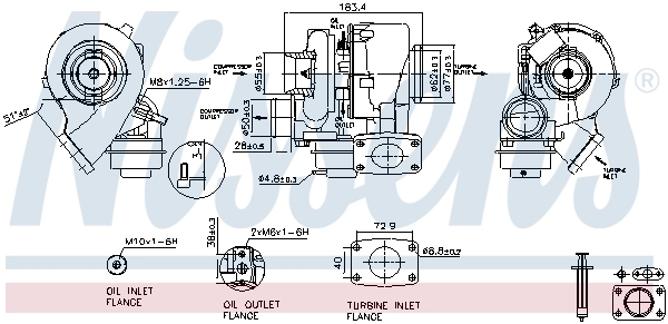 Турбокомпрессор Nissens 93202