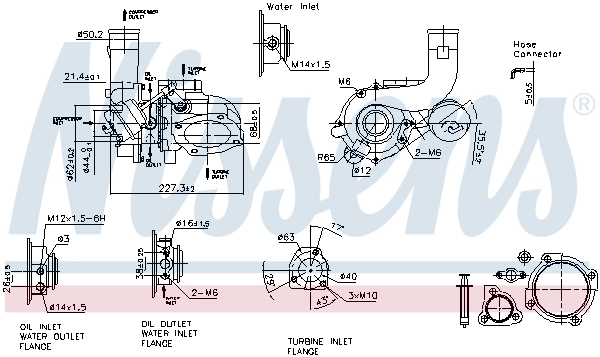 Турбонагнетатель Garrett 53039880035 цена, от 280.23 USD