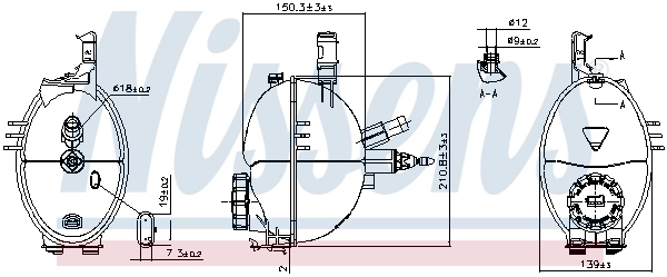  Расширительный бачок Nissens 996159