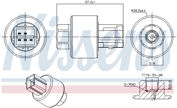 Датчик кондиционера Nissens 301019