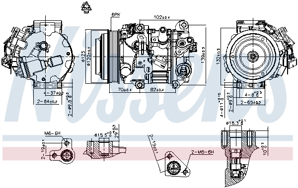 Купить REF1F119D629HC Ford Компрессор климатической установки