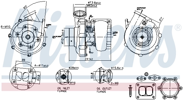 Турбина 228TM17808000 Mahle Original