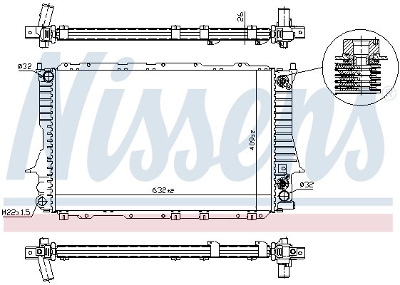 Радиатор 60476 Nissens