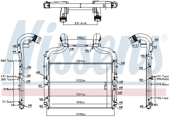 Система охлаждения наддувочного воздуха AVA DF4104AVA цена, от 964.98 USD