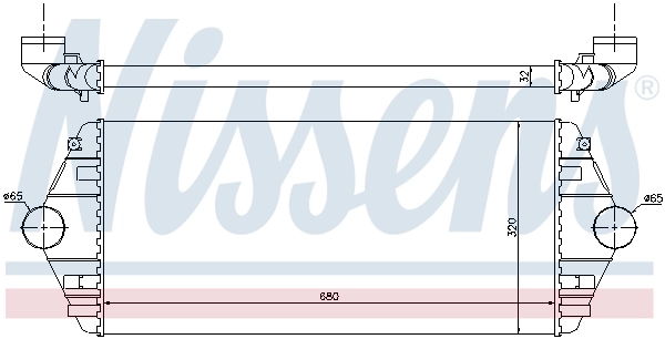 Radiador de intercooler Fiat Scudo 220P