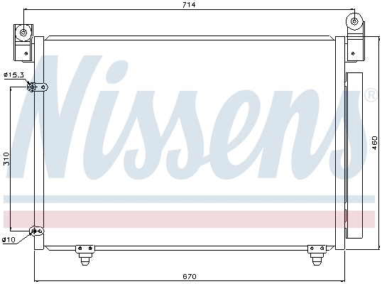 Конденсатор кондиционера Nissens 94933 цена, от 75.24 USD